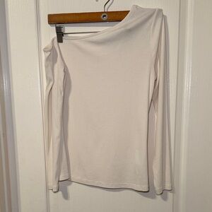 Target A New Day Off The Shoulder Cream L/S Top Size Small NWOT